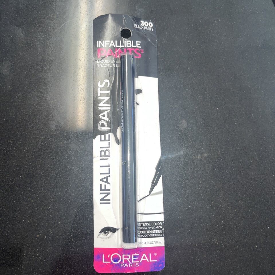 Loreal Infallible Paints Liquid Eyeliner 300 Black Party - £6.04 GBP