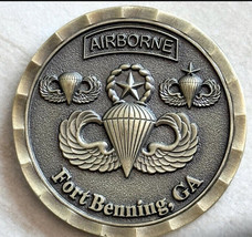 AIRBORNE  School Fort Benning GA 1st Battalion 507th Regiment Challenge COIN - £22.58 GBP