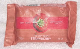 The Body Shop Strawberry Soap Bath Bar Strawberry Juice 3.5 oz/100g New Rare - $26.72