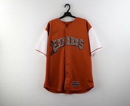 Autographed Round Rock Express Minor League Baseball Jersey Pro Cut Oran... - $108.85