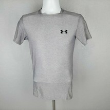 Under Armour Women&#39;s Stretch T-shirt Size Medium Gray TG9 - £6.62 GBP