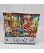 MASTERPIECES HOME SWEET HOME PUZZLE Baking Bread  550  COMPLETE PUZZLE - $16.48
