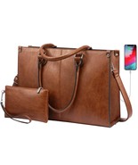 Laptop Bag For Women, 15.6 Inch Laptop Tote Work Bags With Usb Charging ... - £56.60 GBP