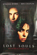 2000 Lost Souls Movie Poster 27x40 Motion Picture Promo Winona Ryder - £31.23 GBP