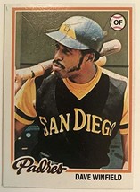 Dave Winfield Signed Autographed 1978 Topps Baseball Card - San Diego Padres - £11.60 GBP