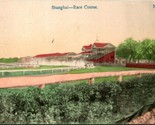 Vtg Cartolina 1910s Shanghai Cina - Gara Campo - Non Usato Ss Immagine Pub - $108.55