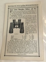 Antique Goerz Binocular print ad advertisement 1911 - $25.73
