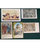 Lot of 5 "RAFFAELLO" Art Postcards - See All Photos E27 - $4.94
