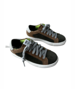 P448 Kids Lace Sneakers Brown / Army Green ( 13.5 US / 31 EU ) - $1,867.65 MXN