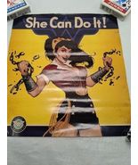 Loot Crate Wonder Woman She Can Do It Poster 9.5&quot; X 10.5&quot; - $294.23 MXN