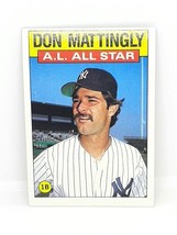 Don Mattingly 1986 Topps AL All Star Baseball #712 Trading Card - £2.21 GBP