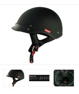 Vcan V531 Cruiser Adult Motorcycle Half Helmet Solid Black Lg 59-60cm Ce... - €42,34 EUR