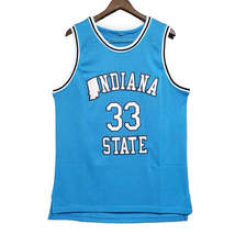 Larry Bird #33 Indiana State Classic Throwback Vintage Jersey - £40.99 GBP