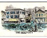 Comic The Holy City is Filled With Potholes DB Postcard W2 - $3.91