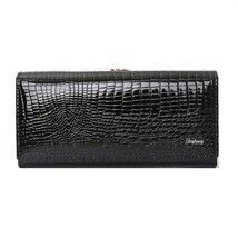 leather wallet women alligator long clutch purse cow leather female wallets famo - £28.54 GBP