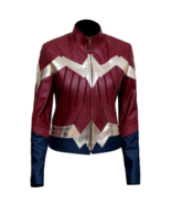 Biker Leather Jacket Marvel Captain Costume Motorcycle Style Leather Jacket - $159.99