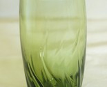 Iced Tea Glass Central Park Ivy Green Anchor Hocking - $12.86