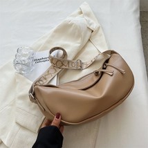 High Quality Soft Leather  Bag for Women Vintage Crossbody Bags Female Large Han - £55.16 GBP