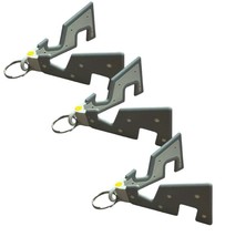 YUPPIENALLE Holder for mobile phone, gray/ Key Ring BRAND NEW (3- PACK) - $20.32 CAD