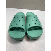 Crocs Classic Womens Platform Slide Sandal Foam Green Size 9 - $558.84 MXN