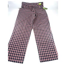 Izod Golf Pants Mens Size 32/30 Red Blue Plaid Cool Preppy Athletic Spor... - $14.16