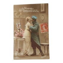 1915 Revanche WWI Postcard Romantic French Military Couple - £6.84 GBP