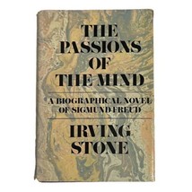 The Passions of the Mind A Novel of Sigmund Freud Irving Stone 1971 HC DJ BCE - £7.42 GBP