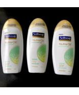 New Softsoap Nutra Oil Hydrating Body Wash Extra Dry Skin 12oz Lot of 3 - £23.48 GBP