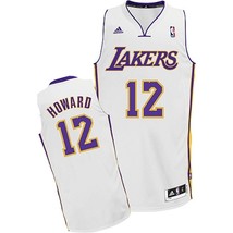 New Adidas Dwight Howard White Swingman # 12 Los Angeles Lakers Jersey Sz L - £39.96 GBP