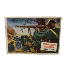 VTG 1954 Topps Scoops #18 World War I Declared Card - £27.92 GBP