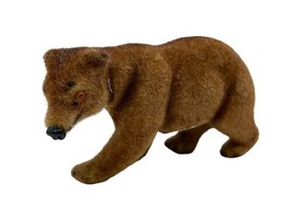 Max Carl Wagner Kunstlerschutz 1950s Bear Grizzly Flocked Monkey Head Label Toy - £22.30 GBP