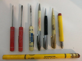 Vintage Lot Promotional ReadyRiter RediPoint Pencils &amp; FlatHead Tech Screwdriver - £54.49 GBP