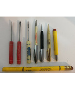 Vintage Lot Promotional ReadyRiter RediPoint Pencils &amp; FlatHead Tech Scr... - $69.25