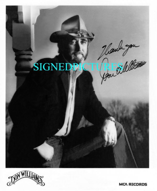 DON WILLIAMS SIGNED AUTOGRAPH 8X10 RP PROMO PHOTO THE GENTLE GIANT - $17.99