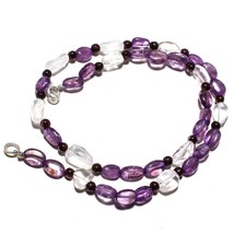 Ametrine Natural Gemstone Beads Jewelry Necklace 17&quot; 109 Ct. KB-789 - £8.49 GBP