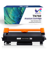 Tn760 Toner +Chip Compatible For Brother Tn-760 Mfc-L2710Dw L2750Dw Dcp-... - £28.31 GBP