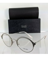 Brand New Authentic Prada Eyeglasses VPR 54V 274 - 1O1 Silver 49mm Frame - $178.54 CAD