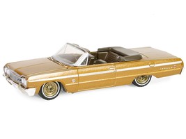 1964 Chevrolet Impala Convertible Lowrider Gold Metallic with Gold Inter... - £23.89 GBP