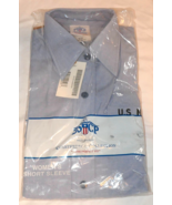DSCP Quarterdeck Lite Blue Women&#39;s Short Sleeve Utility Work Shirt Size ... - $33.83 CAD