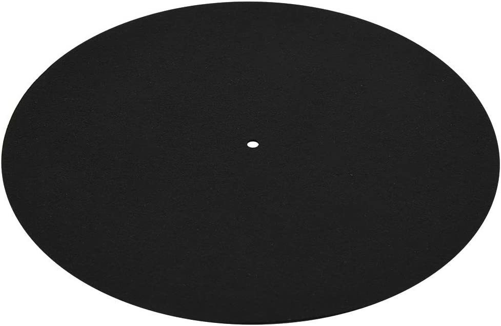 Black Ultra-Thin Anti-Static Vinyl Turntable Record Pad, Lp Vinyl Turnta... - $32.92
