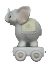 Precious Moments Elephant Birthday Train Age 4 May Your Birthday Gigantic - $298.54 MXN