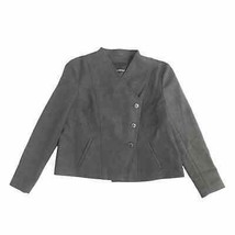 Banana Republic Dark Gray TALL Trapeze Jacket with Asymmetrical Buttons 2T - £13.46 GBP