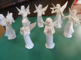 Great  Set of 7 Porcelain WAGNER &amp; APEL Angel Musicians...Made in Germany - $52.06