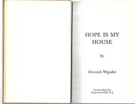Hope is My House by Devorah Wigoder - £5.49 GBP