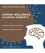 HYPNOSIS: ALCOHOL SOBRIETY Hypno-Wellness Program 7-Day Intensive MP3 Bi... - £19.98 GBP