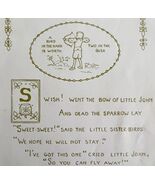 A Bird In The Hand 1906 Wise Sayings Print 6 x 4&quot; MilIicent Sowerby DWZ3D - $28.21 CAD