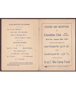 Knights of Columbus War Camp Fund Program - West Hoboken, NJ (1918) - $233.23 MXN