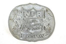 Vtg Hesston Belt Buckle National Finals Rodeo NFR 25th Anniversary Series 1  - £19.71 GBP