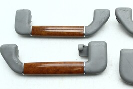 2004-2006 VOLKSWAGEN PHAETON OVERHEAD PULL GRAB HANDLE WOOD GRAIN SET OF 4 H2039 image 3