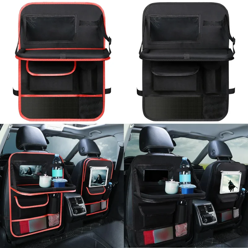 Multifunctional Car Seats Organizer withTray Tablet Holder Multi-Pocket Storage - £20.88 GBP+